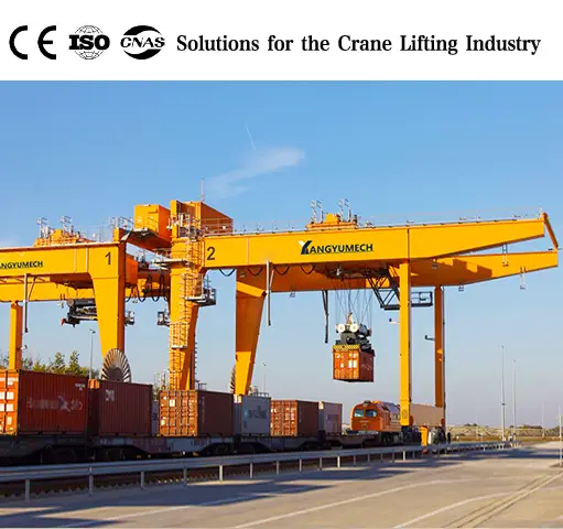 Rail Mounted Gantry (RMG) cranes